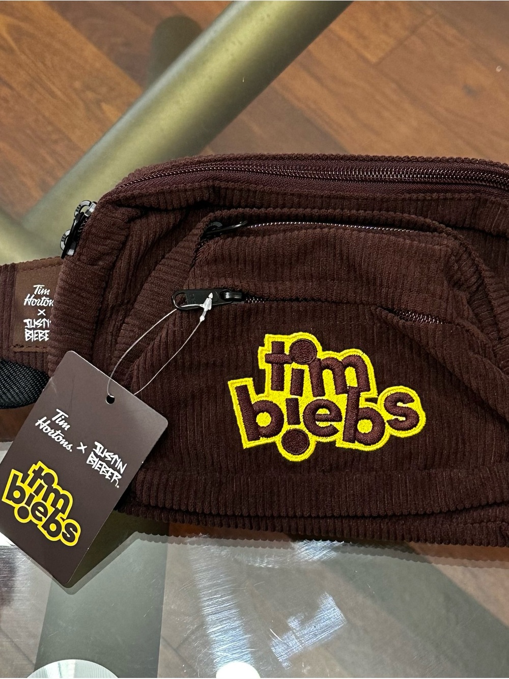 Tim Hortons x Justin Bieber Timbiebs Corduroy Fanny Pack